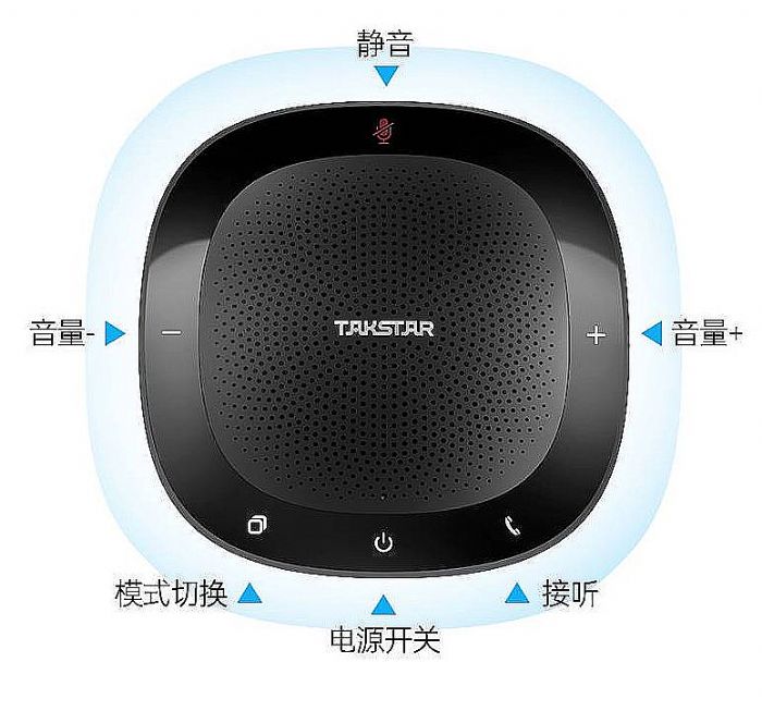 胜CS-200全向会议麦克风音箱ag真人旗舰云会议随时开启：得(图1)